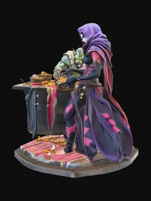 3D model for Market of Shadows