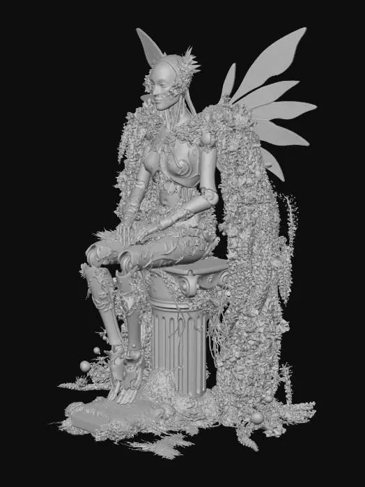 3D model for reception