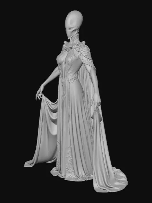 3D model for Empress of the Velvet Nebula
