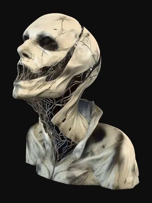 3D model for horror scream