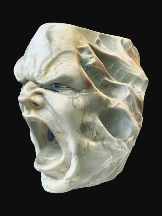 3D model for Scream in Stone