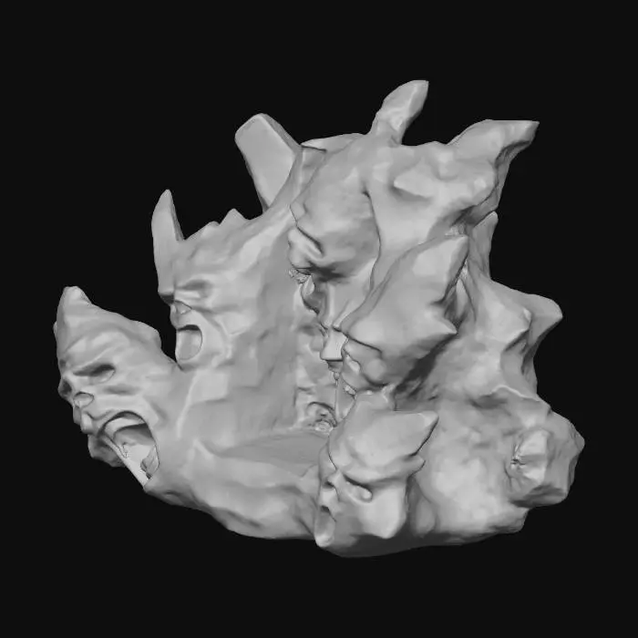 3D model for Eldritch Mask Artwork