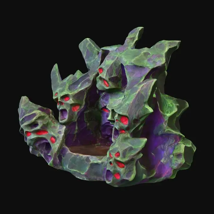 3D model for Eldritch Mask Artwork