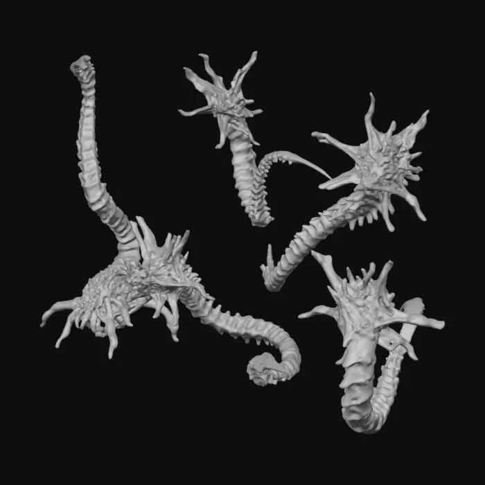 3D model for Writhing Spires