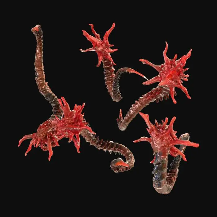 3D model for Writhing Spires