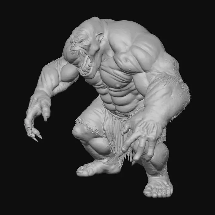 3D model for Forest Beast Roar