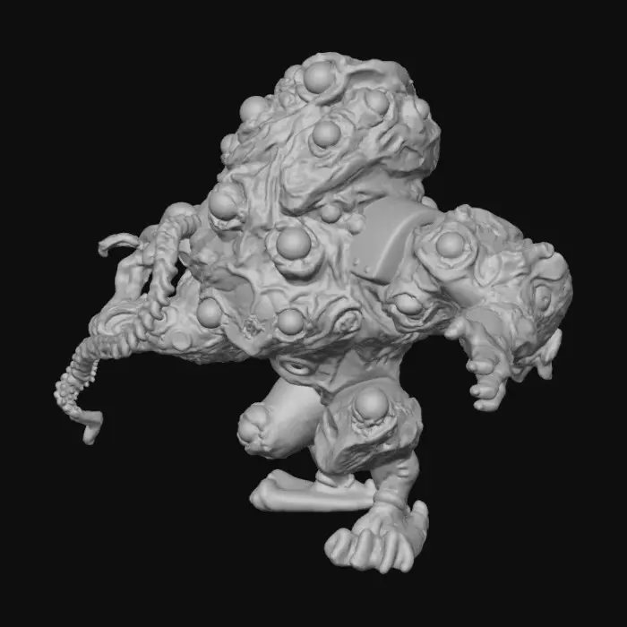 3D model for Monstrous Eye Creature