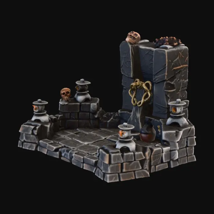 3D model for Ancient Altar in the Forest