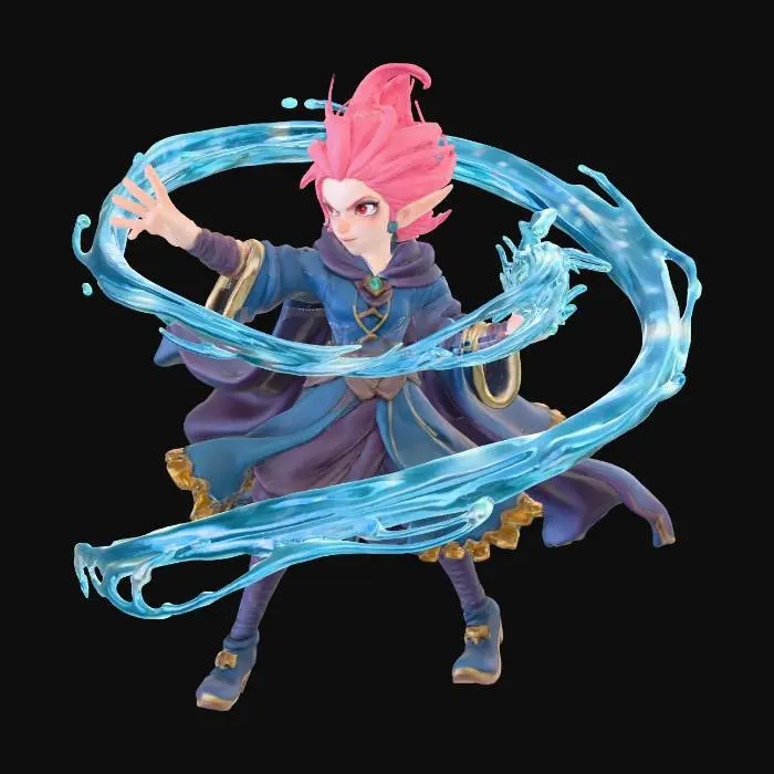 3D model for Sorceress of the Elements