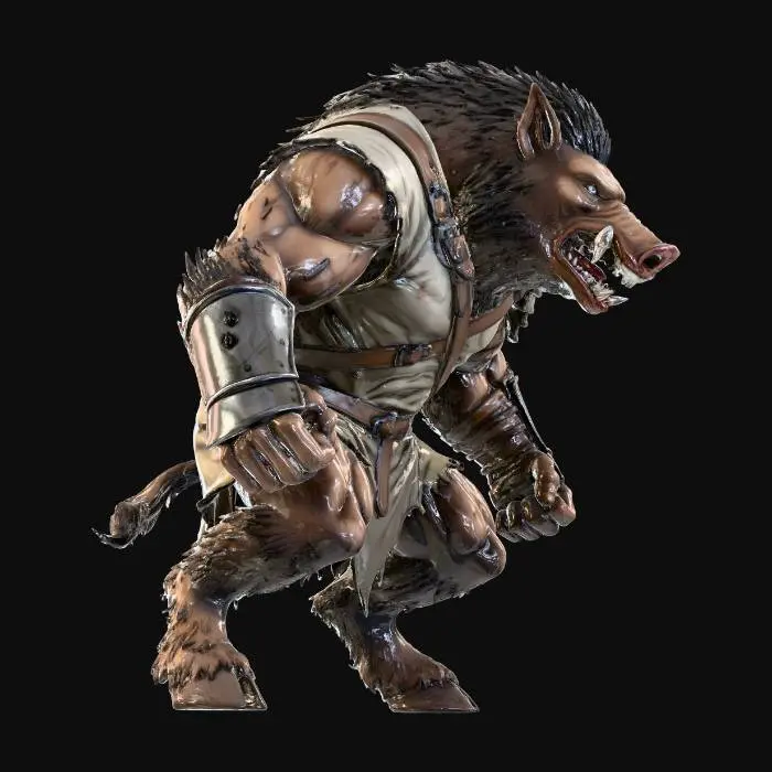 3D model for Wereboar's Challenge