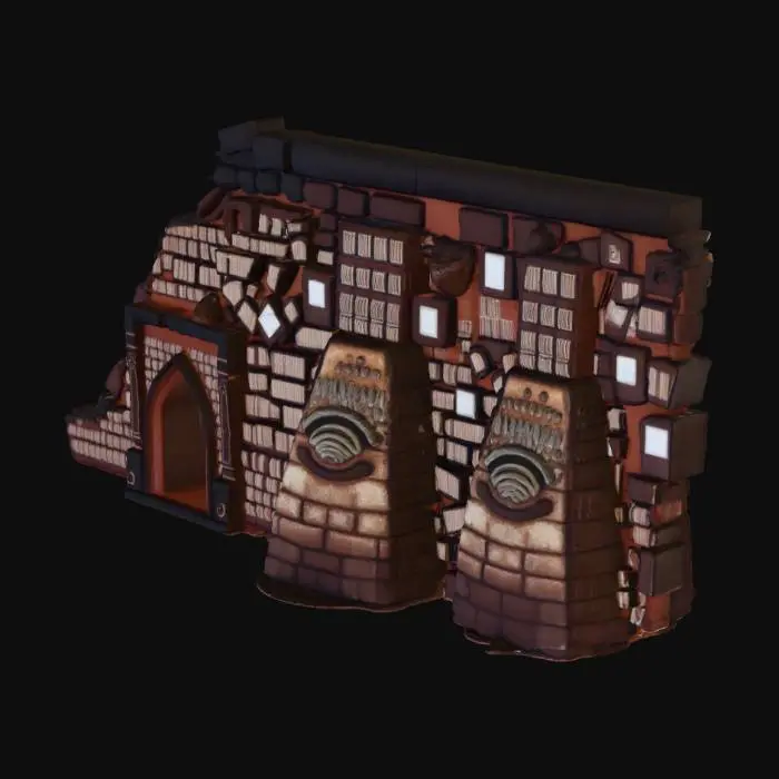 3D model for Mystical Wall Fragment