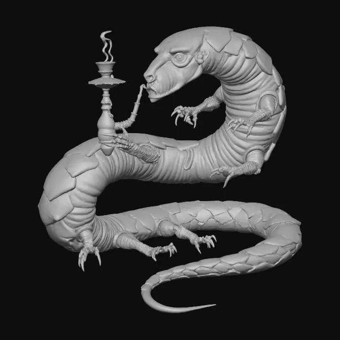 3D model for Pipe Dream Lizard