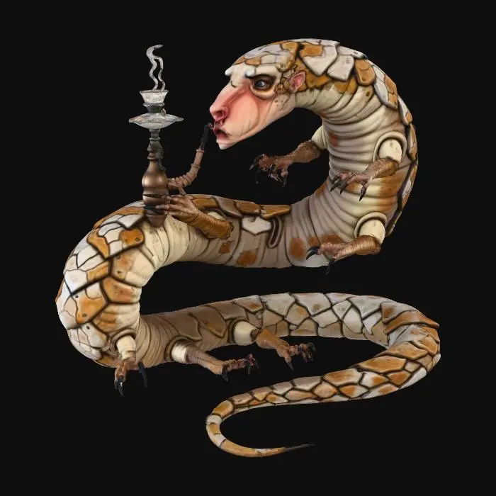 3D model for Pipe Dream Lizard