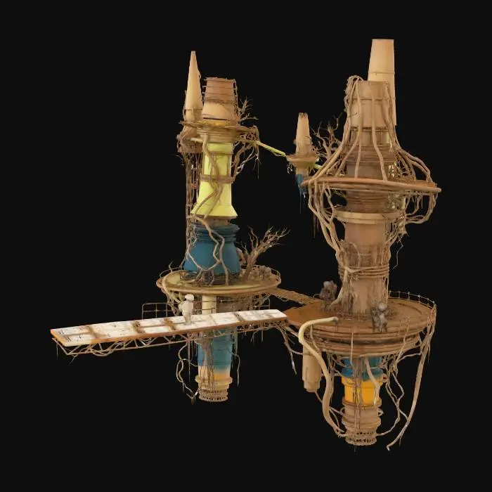 3D model for The Float and Fall