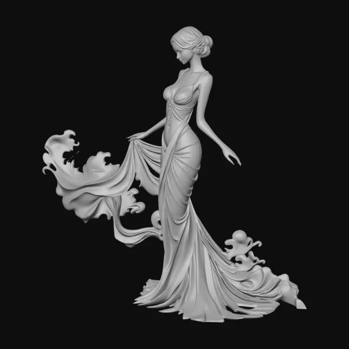 3D model for Ethereal Elegance