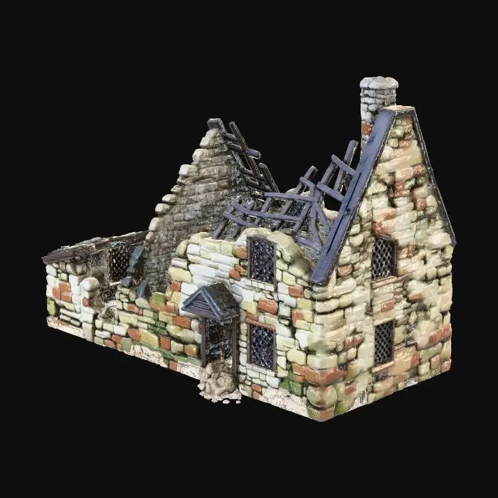 3D model for cottage ruin