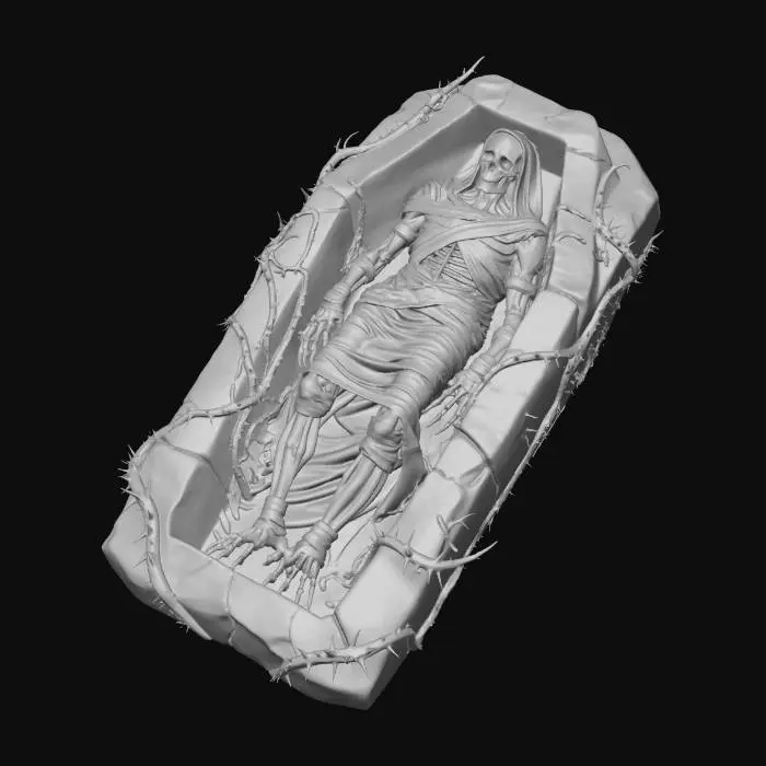 3D model for Entombed in the Stone Sarcophagus