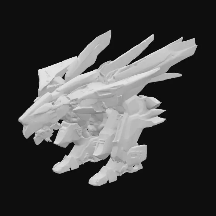 3D model for evangelion like weapon system prototype