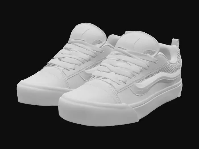 3D model for Black Vans new school