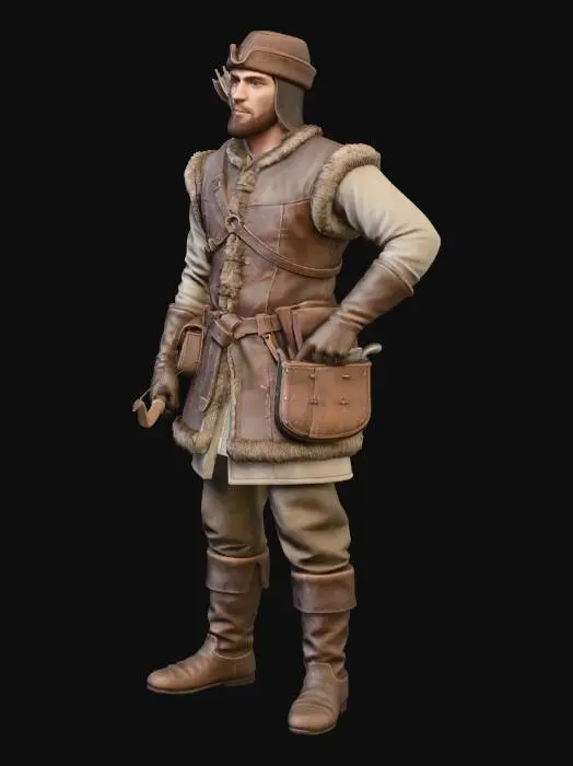 3D model for Jack the hunter