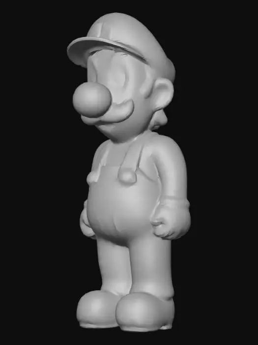 3D model for Cartoon Plumber Character