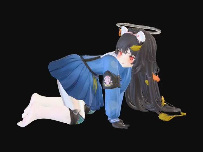 3D model for Lost in Leaves