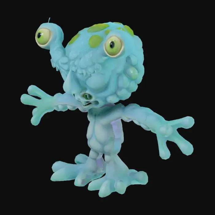3D model for Alien Toy Creature