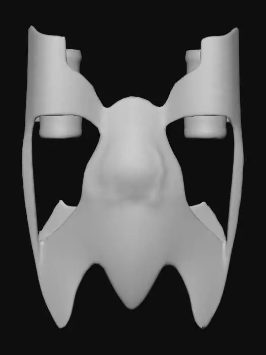 3D model for A retro-futuristic spaceship shaped like the letter "H." The spaceship is white-silver.