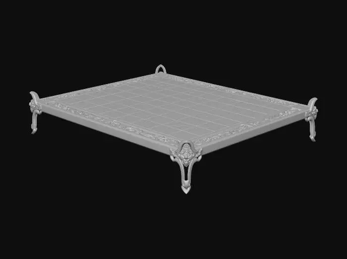 3D model for Cracked Marble Chessboard