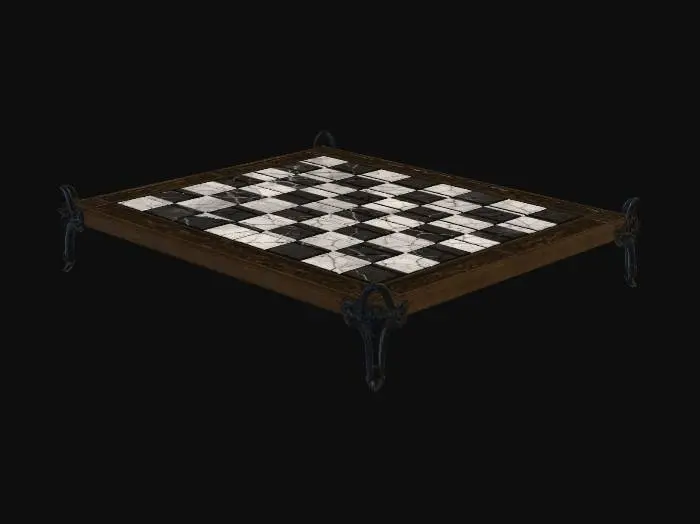 3D model for Cracked Marble Chessboard