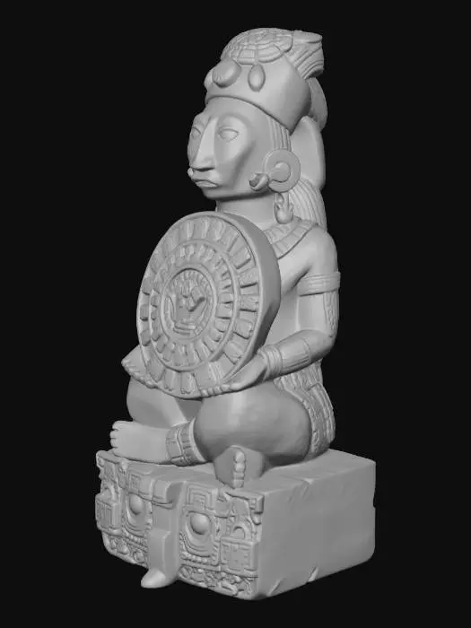 3D model for Emerald Disk Guardian