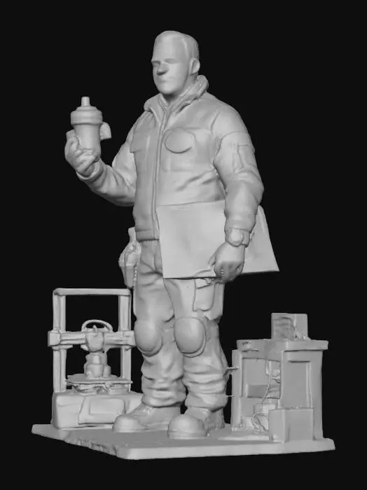 3D model for Engineer at Aviation Expo