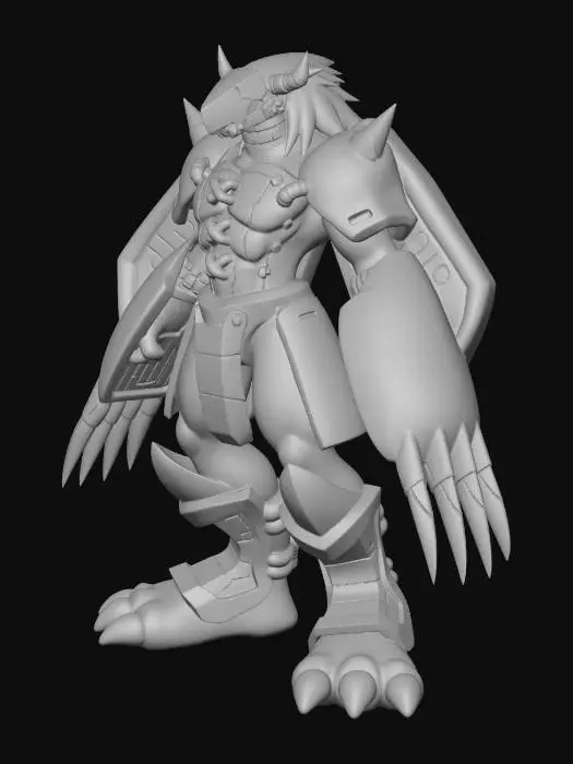 3D model for Warrior Digimon