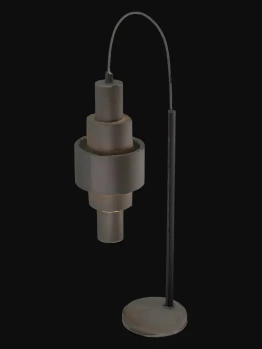 3D model for Elegant Suspension Lamp with Dimensions
Overall 92"H x 39"Dia.
Shade 39"H x 16"Dia.
Base 18"Dia.
Height 37"H