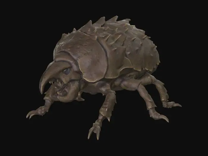 3D model for Ancient Armored Beetle