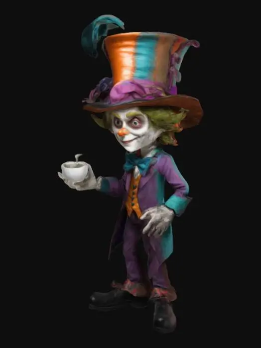 3D model for a mad hatter