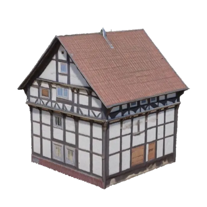 โมเดล 3D ของ German house สร้างโดย AI