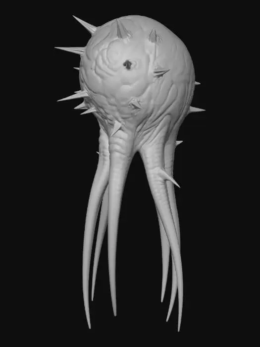 3D model for Spiked Celestial Entity