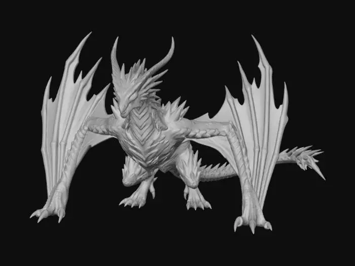 3D model for Icebound Dragon