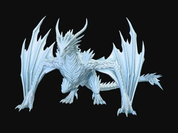 3D model for Icebound Dragon