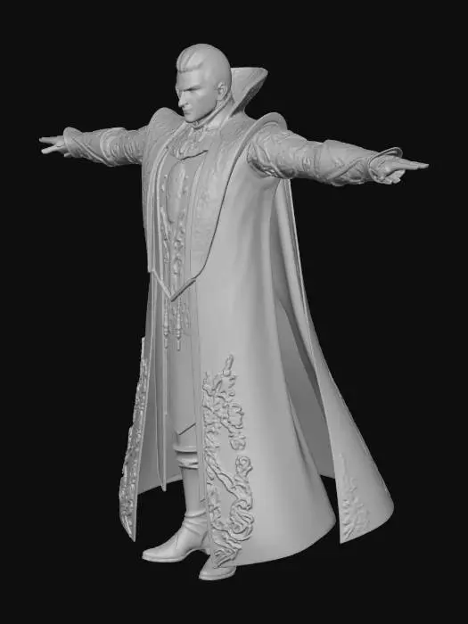 3D model for Dracula Castlevania Pachislot T Posed