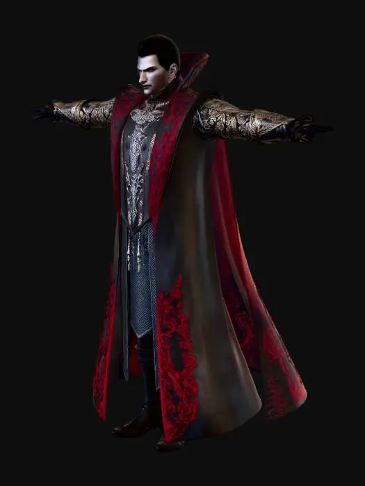 3D model for Dracula Castlevania Pachislot T Posed