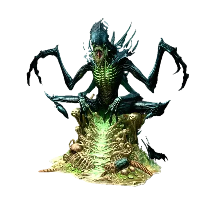 3D-модель Bonelord of the Green Chasm - Acid, згенерована ШІ