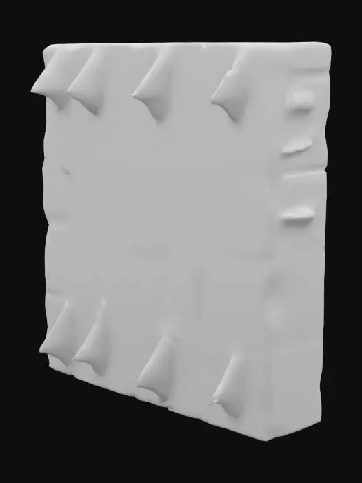 3D model for Spiked Barrier