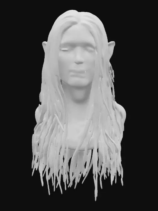 3D model for #women#, Photorealistic, Gollum's wife from Lord of the RingsRealistic human anatomy, detailed hair, realistic shadows and soft lighting. High-quality, optimized 3D. #women#