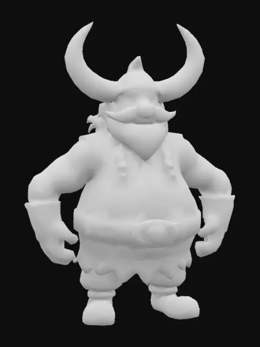 3D model for #AroundTheWorld#, In cartoon style, Asterix, French little Gallic warrior in 50 BC. Full body, Designed for video games, Highly detailed realistic texture, Digital art, 4k, #AroundTheWorld#