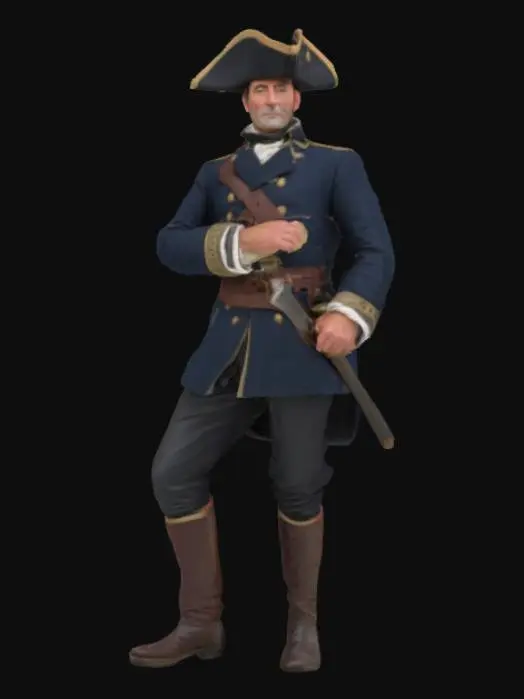 3D model for #AutourDuMonde#
Robert Surcouf le corsaire de Saint -Malo