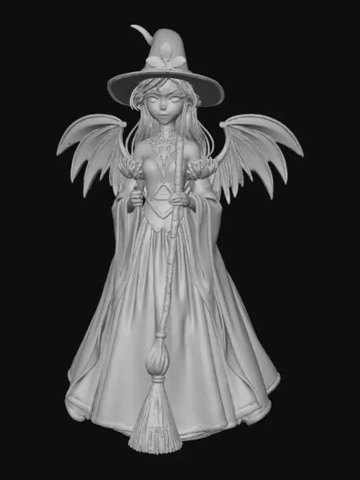 3D model for #Halloween2025#, poulette d’Halloween. Tenue  et des accessoires réalistes pour Halloween.
Avec des citrouilles-lanternes vacillantes des pierres tombales anciennes, en passant par les lumières fantomatiques et les décorations ombragées, chaque élément est conçu pour capturer l'essence du mystère intemporel d'Halloween., #Halloween2025#