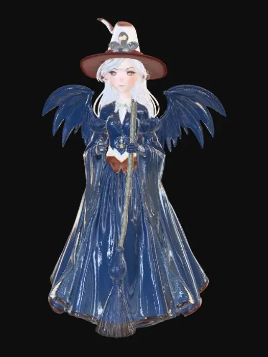 3D model for #Halloween2025#, poulette d’Halloween. Tenue  et des accessoires réalistes pour Halloween.
Avec des citrouilles-lanternes vacillantes des pierres tombales anciennes, en passant par les lumières fantomatiques et les décorations ombragées, chaque élément est conçu pour capturer l'essence du mystère intemporel d'Halloween., #Halloween2025#