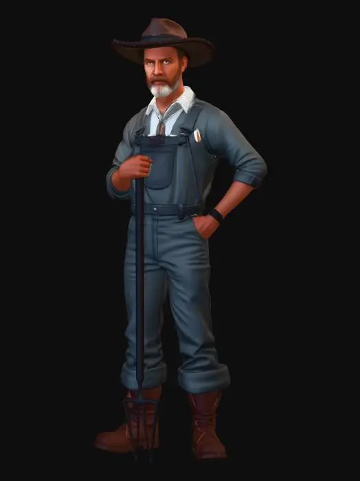 3D model for Gentleman Farmer